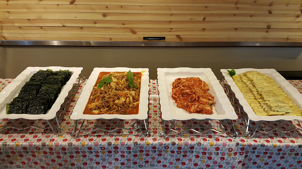 식사음식 셋팅